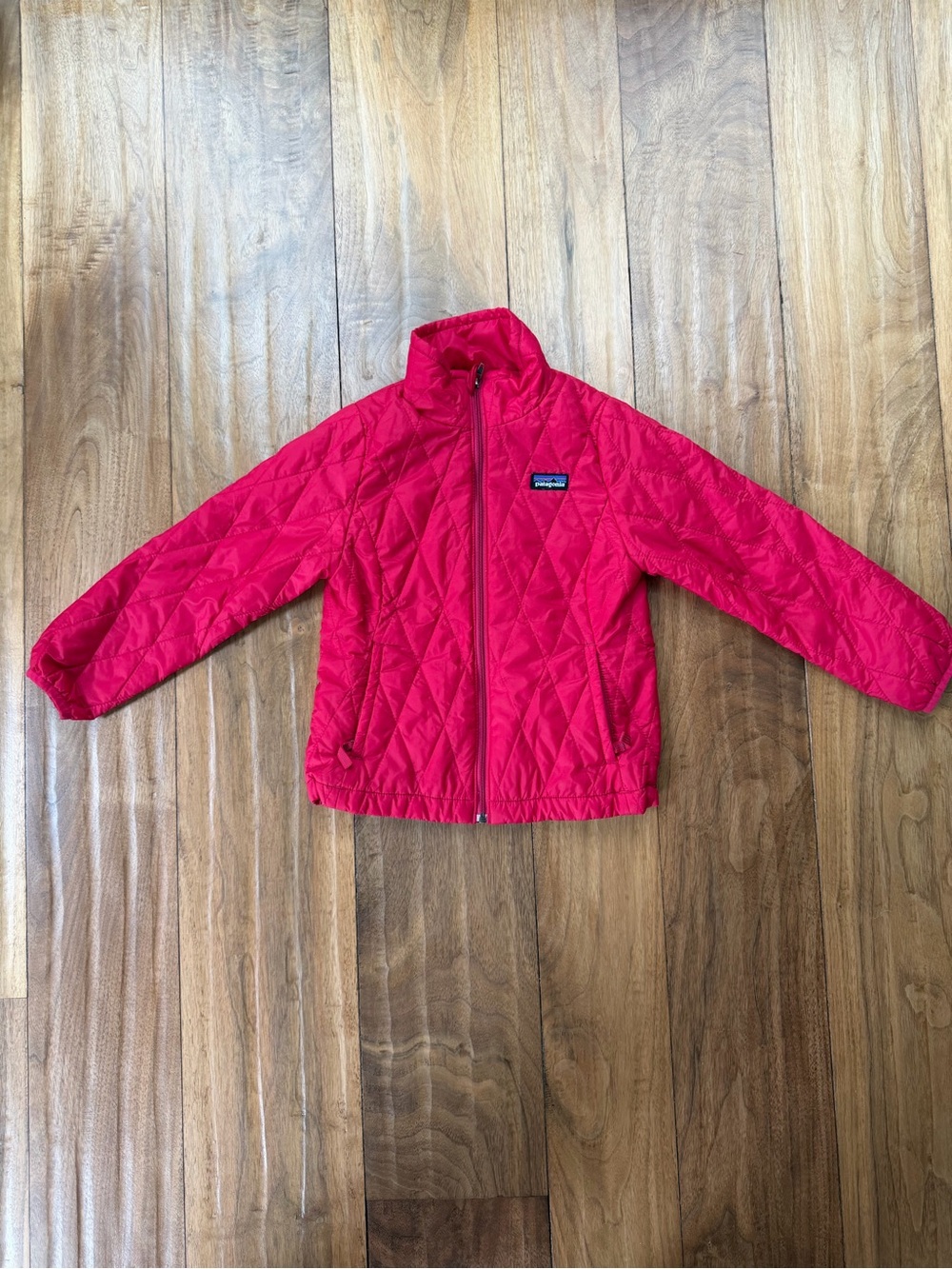 Patagonia Girls XS 5-6 Red Nano Puff Quilted Insulated Jacket